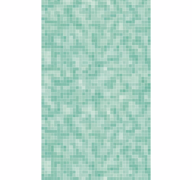 Fliesen tapete mint mosaik muster - TenStickers