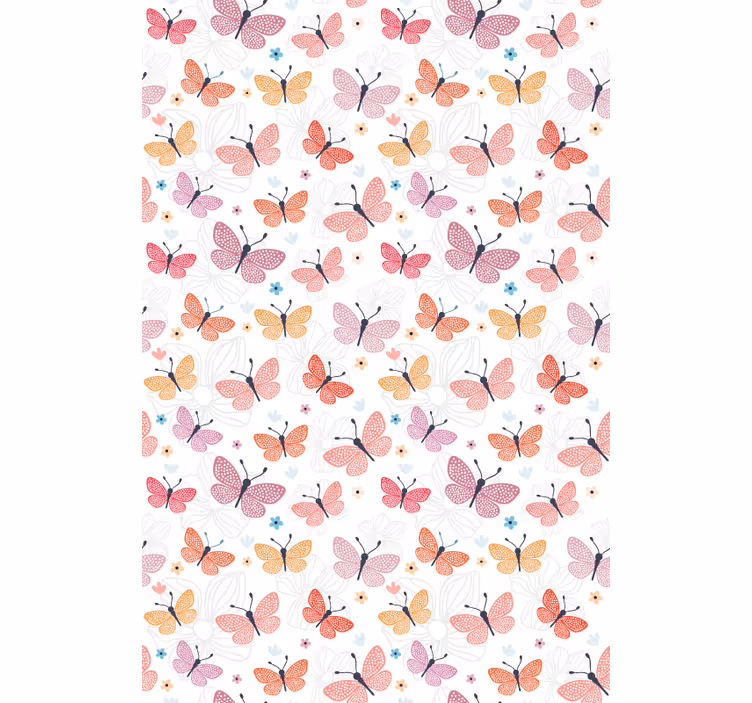 Tapete schmetterling mit butterfly muster - TenStickers