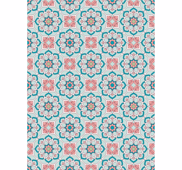 Tapete flur im "granny chic" stil - TenStickers