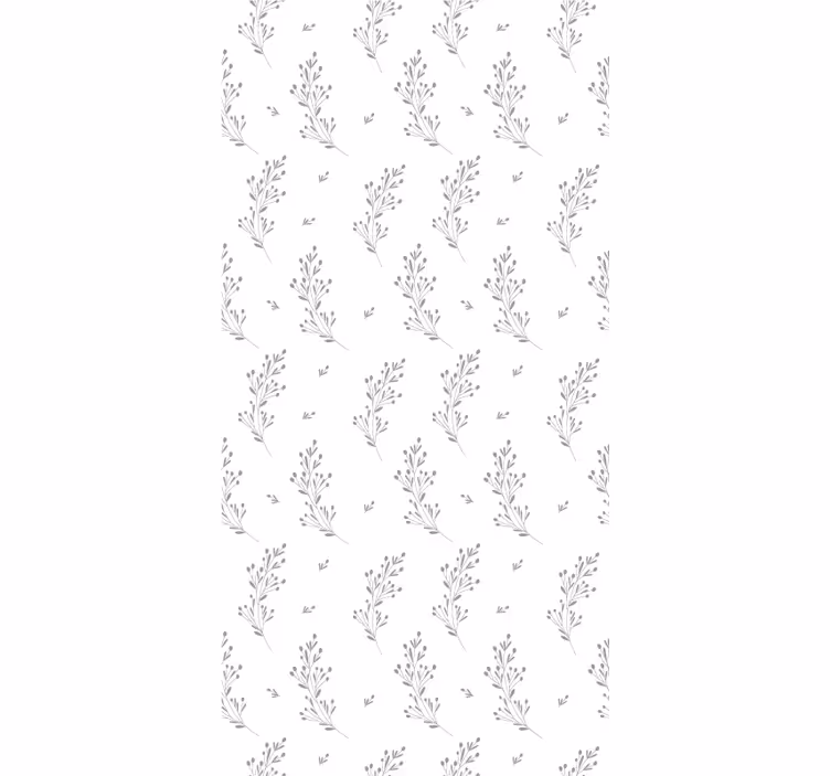 Tapete flur mit dezentem blumenmotiv - TenStickers