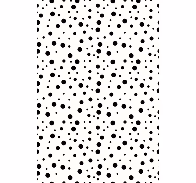 Muster tapete mit schwarzen punkten - TenStickers