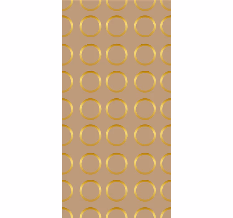Muster tapete geometrisches kreisdesign - TenStickers