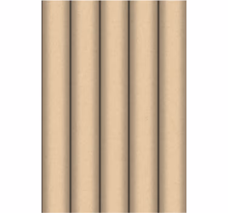 Tapete wohnzimmer braunes röhrenmuster minimalistisch - TenStickers