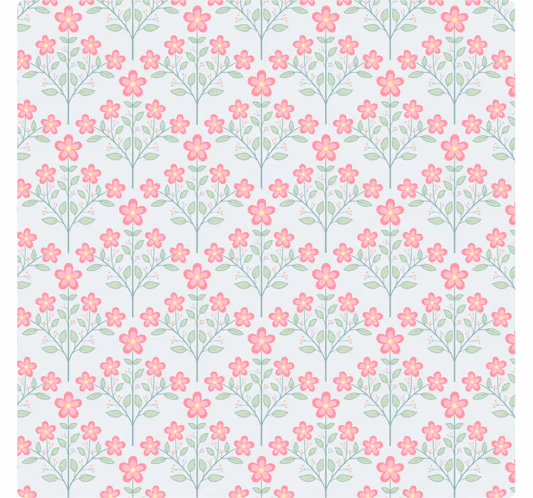 Fliesen tapete mit floralen mini-fliesen - TenStickers