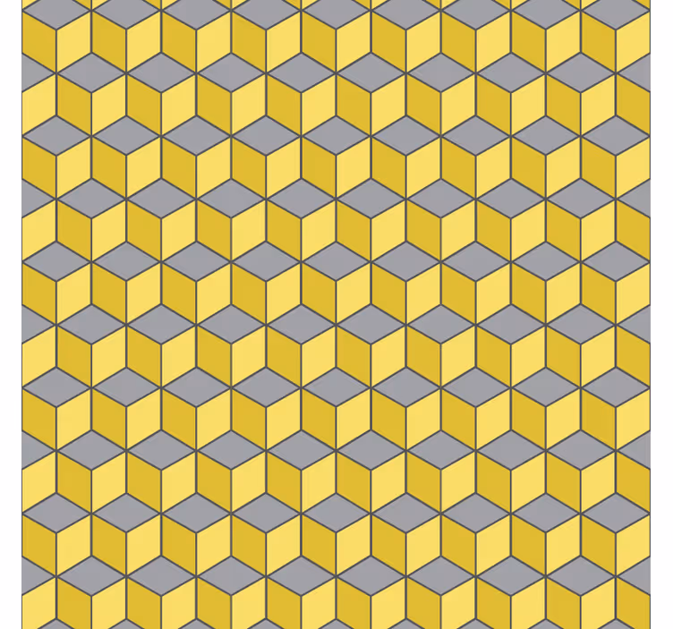 Tapete geometrische muster pantone quadrate - TenStickers