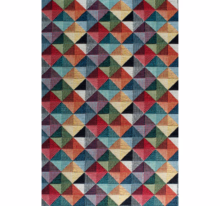 Tapete geometrische muster in geometrischen formen - TenStickers