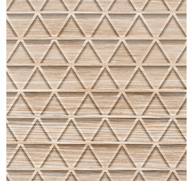 Tapete geometrische muster erhöhte dreiecksmuster - TenStickers
