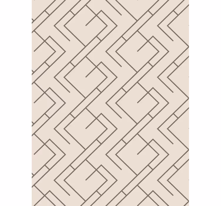 Tapete geometrische muster im stilvollen linienmuster - TenStickers