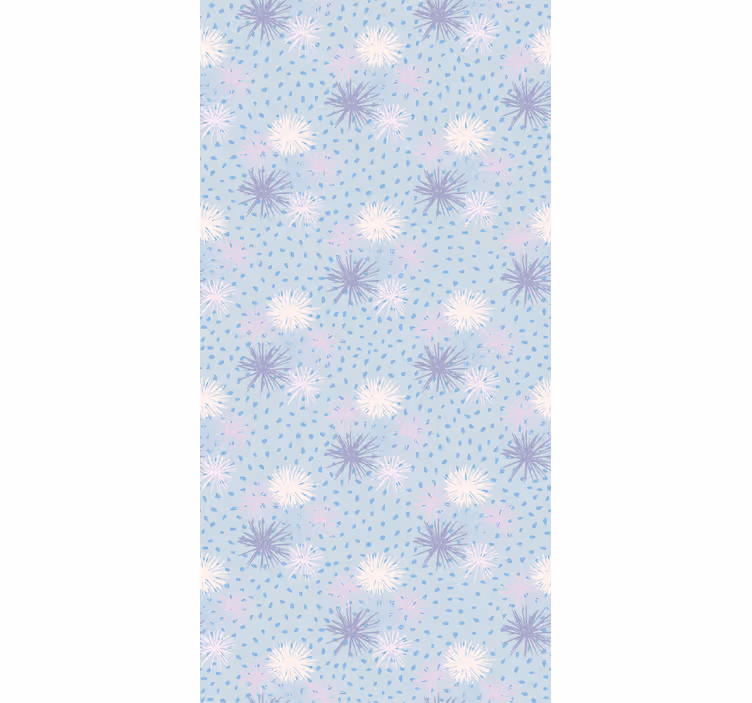 Tapete modern löwenzahn mit wassertropfen - TenStickers