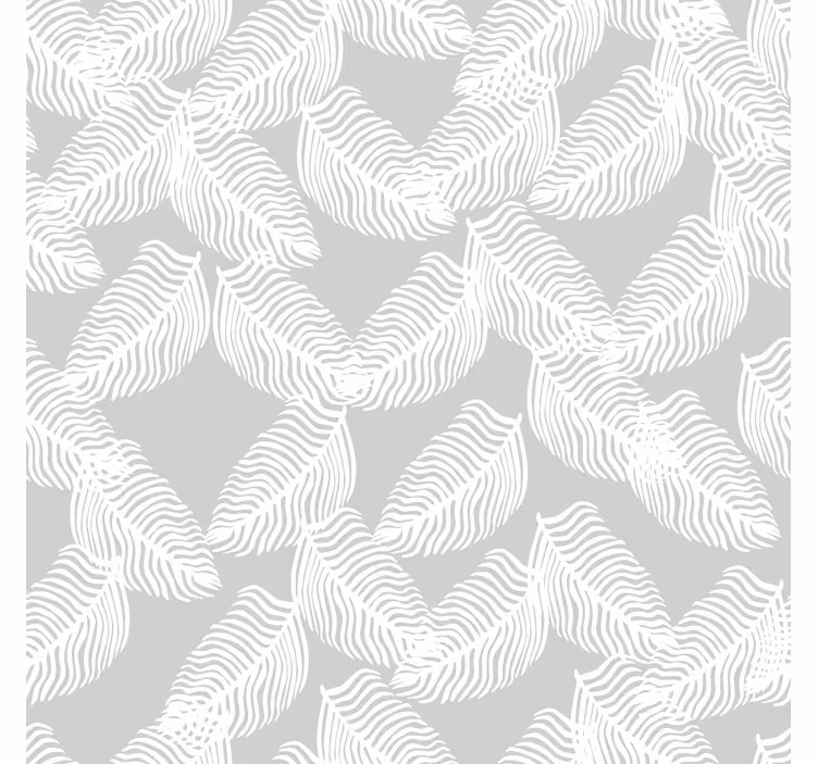 Tapete modern graue minimalistische blumen - TenStickers