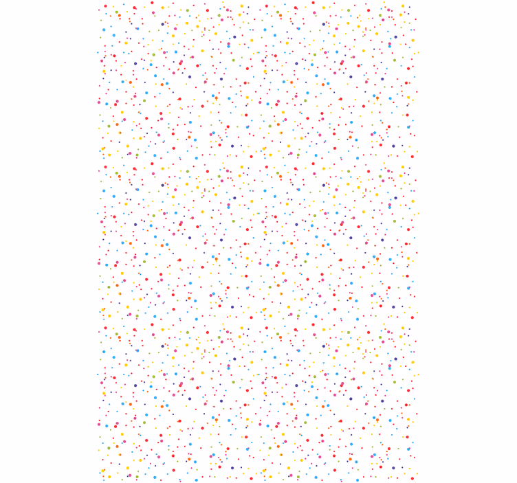 Tapete modern mit lebhaftem punktmuster - TenStickers