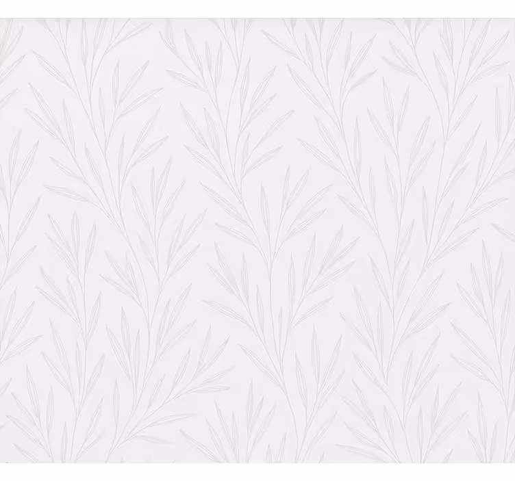 Tapete badezimmer mit feinem blättermuster - TenStickers