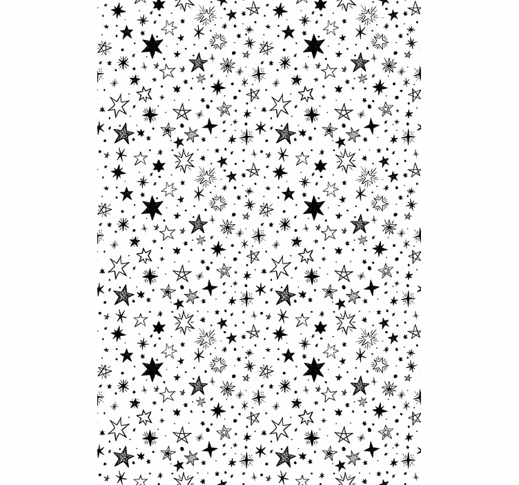 Tapete teenager mit sternenhimmel-muster - TenStickers