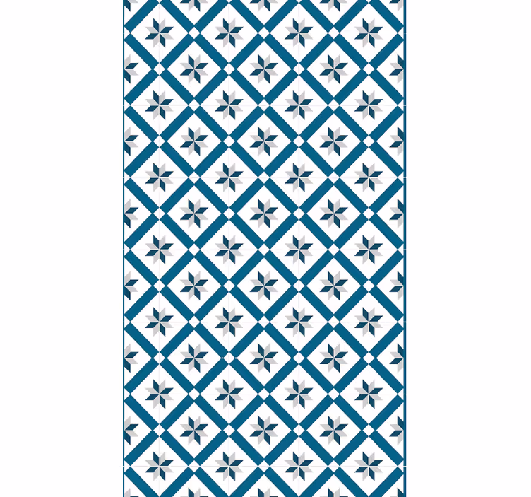 Tapete küche hydraulikblau - TenStickers