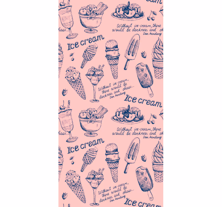 Tapete küche eiskrem-genüsse - TenStickers