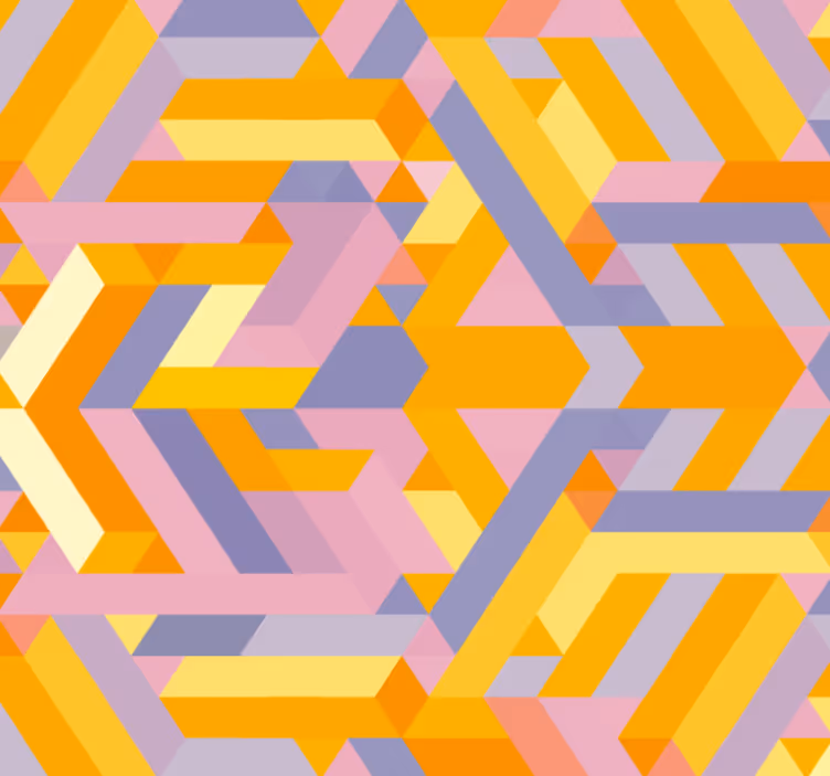 Tapete badezimmer geometrisches muster Überlagerung - TenStickers