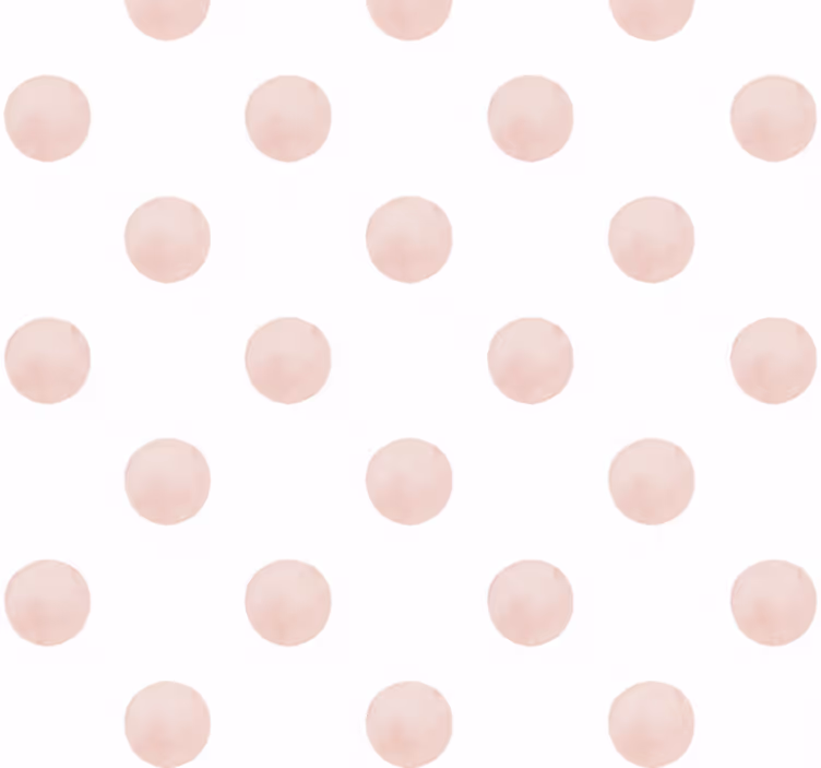 Tapete hochzeit blush aquarell punkte - TenStickers