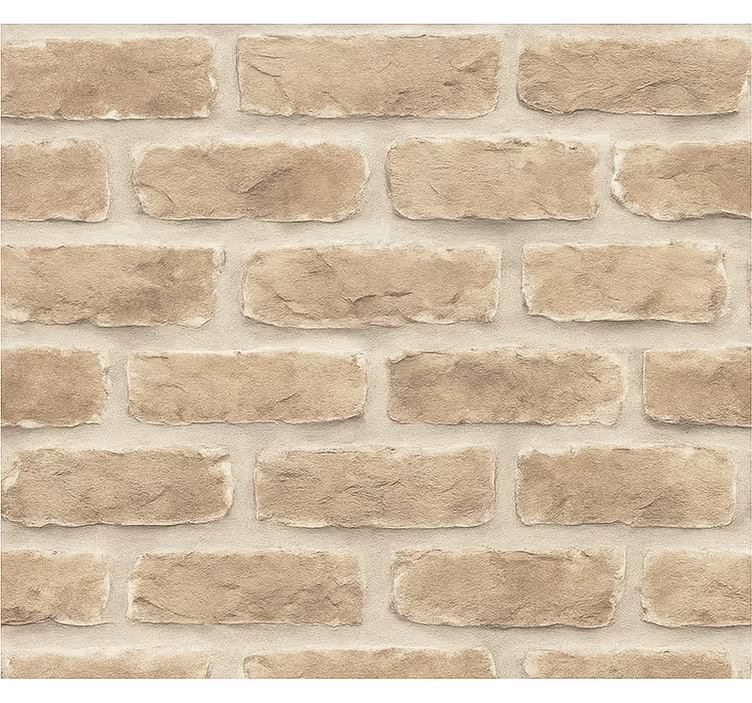 Tapete hochzeit rustikale sandsteinziegel - TenStickers