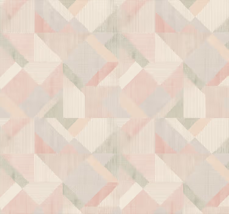 Tapete hochzeit pastell gewebt geometrisch - TenStickers