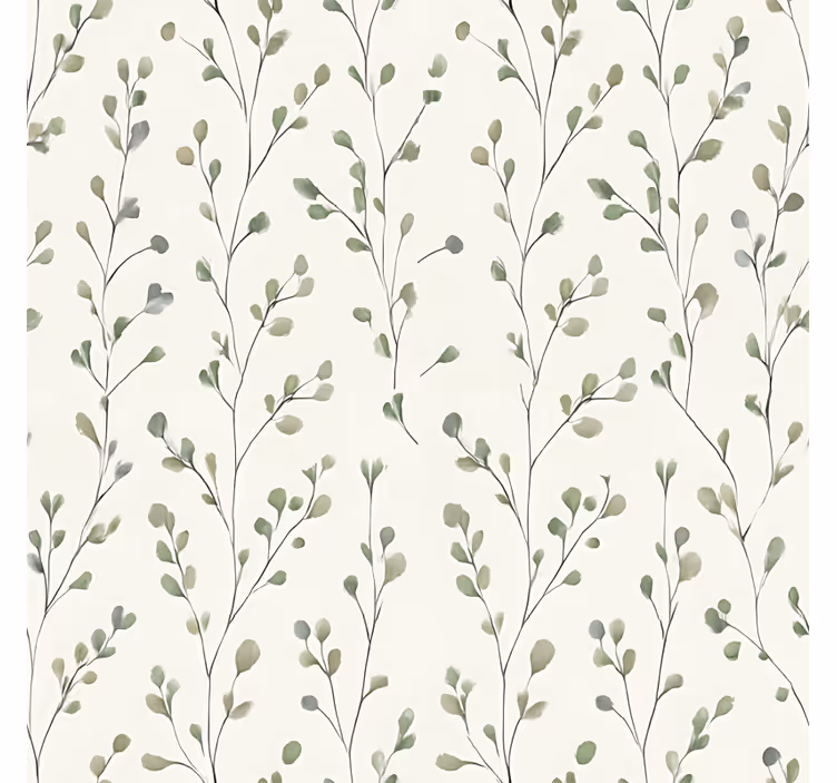 Tapete wohnzimmer kleine blumen - TenStickers