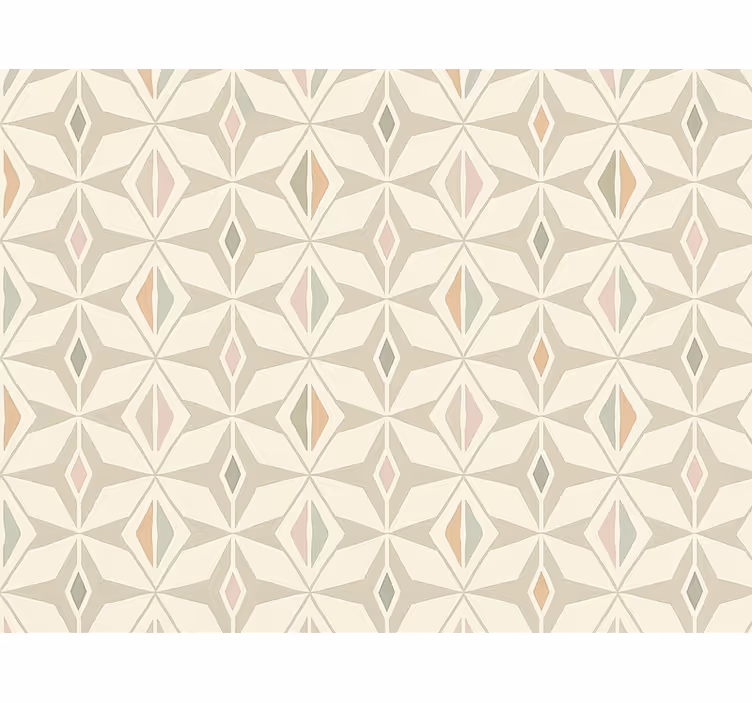 Tapete wohnzimmer bunte geometrische muster - TenStickers