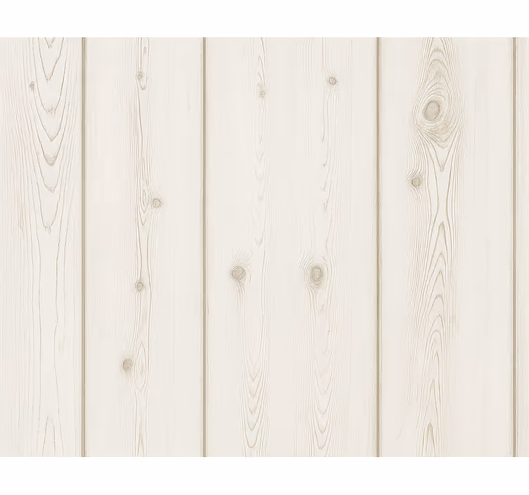 Tapete wohnzimmer in weißgewaschenem holz - TenStickers