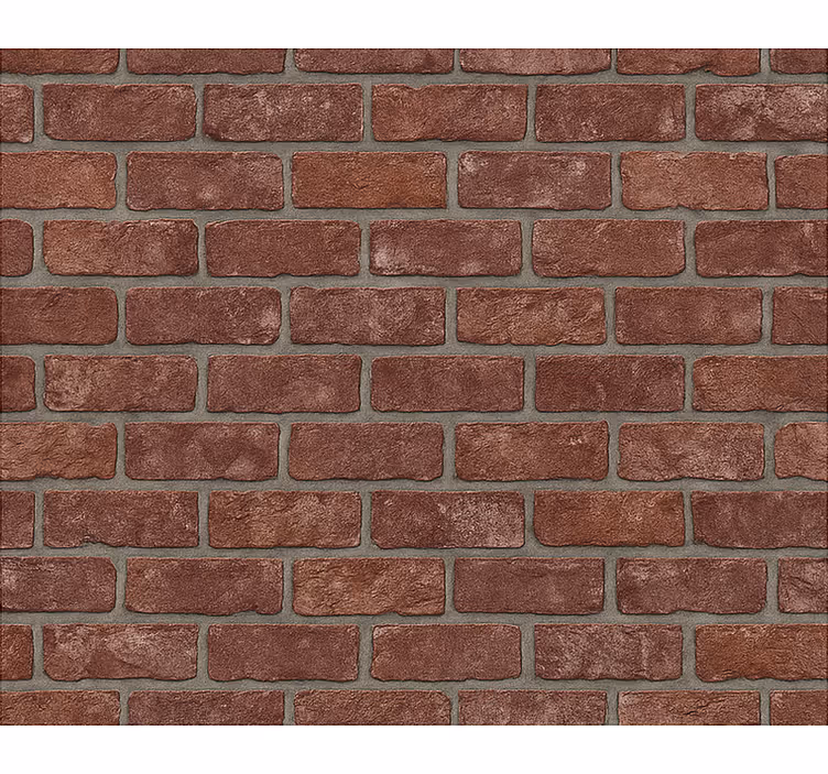 Tapete wohnzimmer ziegelstein rot im industrial stil - TenStickers