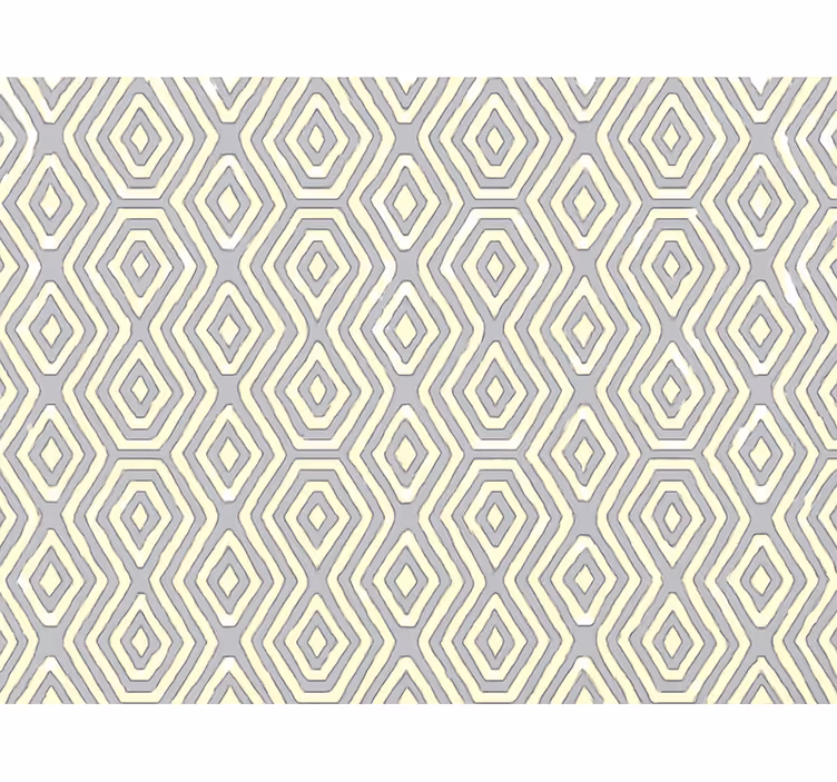Tapete wohnzimmer geometrisch blau gold - TenStickers