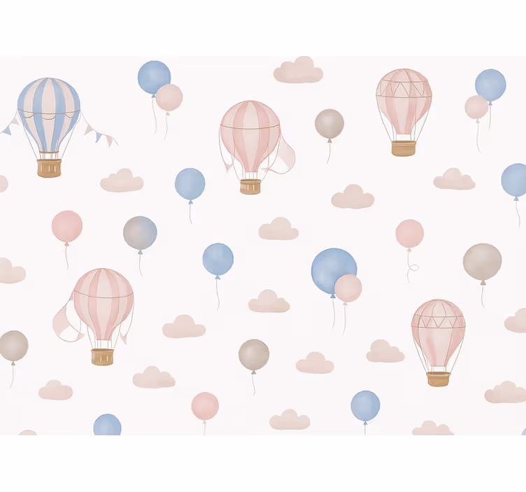 Tapete baby pastell traum ballons - TenStickers