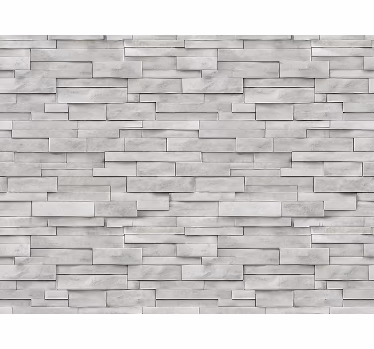 Steintapete graue schiefer-ledgestone - TenStickers