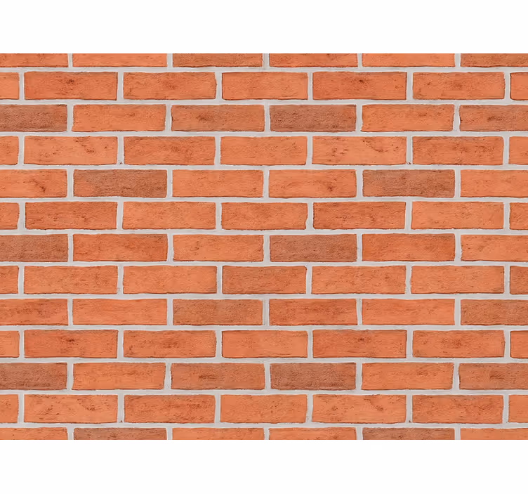 Ziegel tapete klassische rote ziegelwand - TenStickers