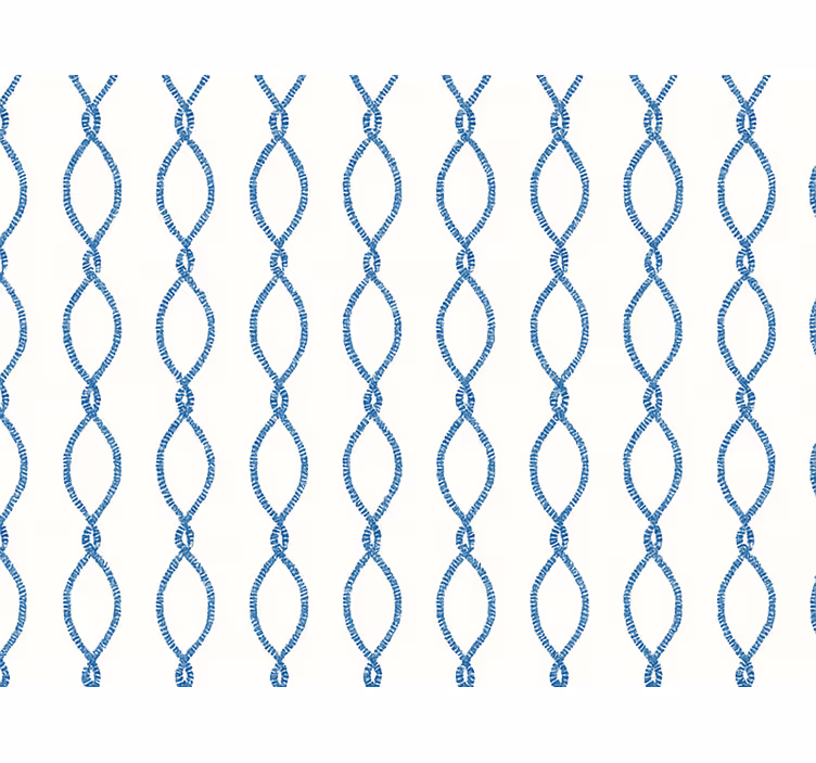 Tapete wohnzimmer im eleganten blauen design - TenStickers