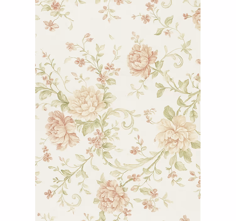 Tapete hochzeit im pinken blumen design - TenStickers