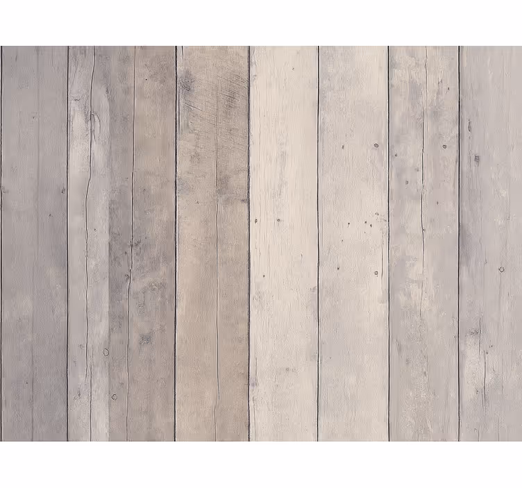 Tapete wohnzimmer mit gewaschenem holzpaneeleffekt - TenStickers