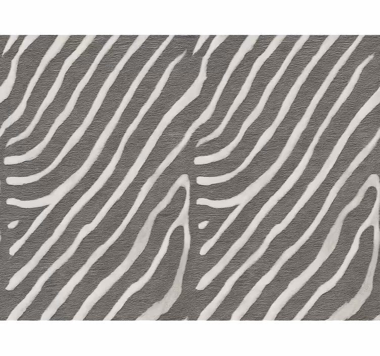 Tapete wohnzimmer im zebra tierdruck - TenStickers