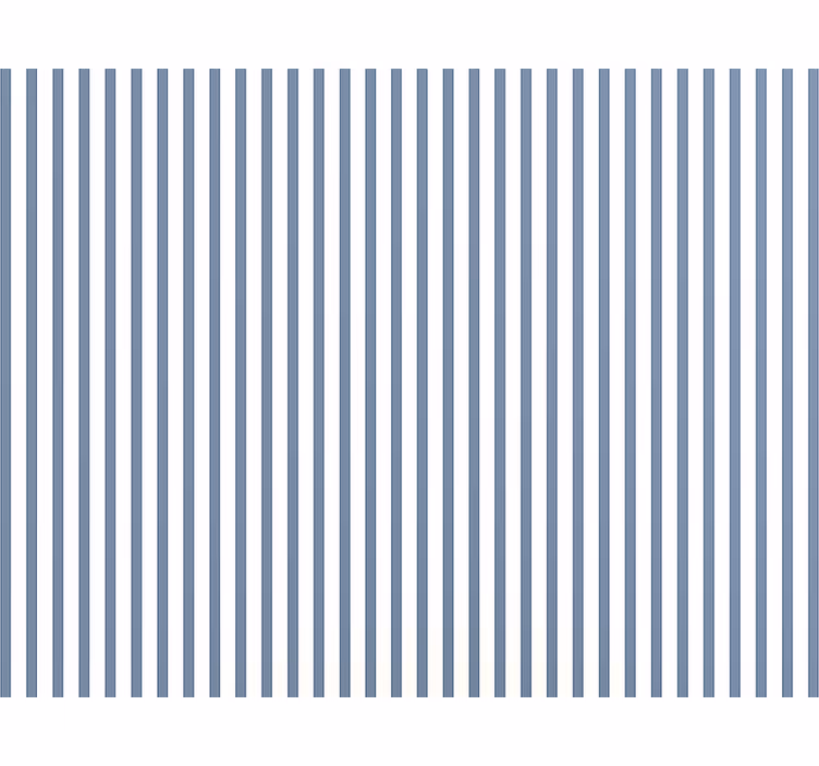 Tapete wohnzimmer blau und weiß streifenmuster - TenStickers
