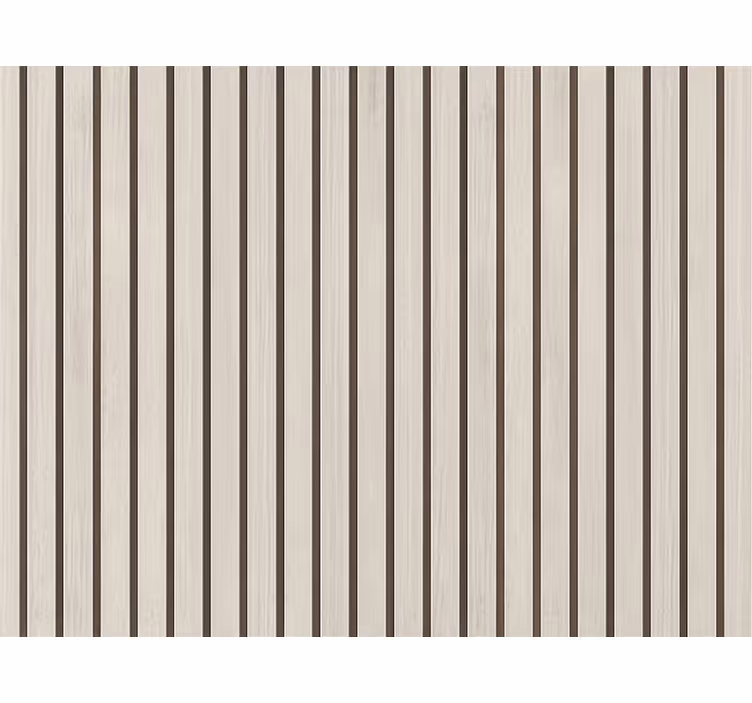 Tapete wohnzimmer im design von hellem holz grau - TenStickers