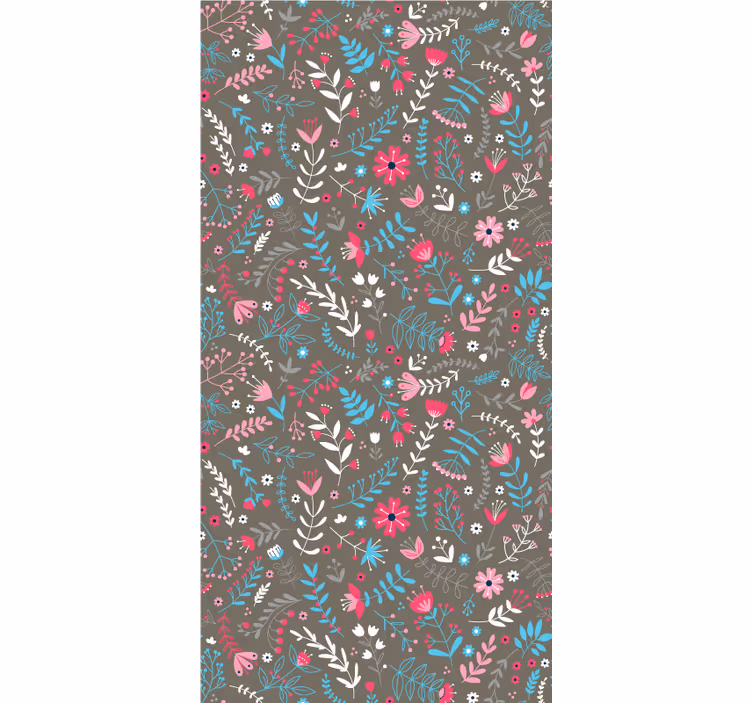 Tapete florale ornamente bunter ditsy-blumenprint - TenStickers