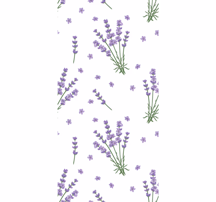 Tapete florale ornamente provence lavendelpflanze - TenStickers