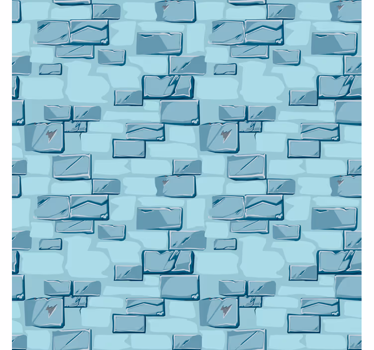Tapete hochzeit blaue steinziegel - TenStickers