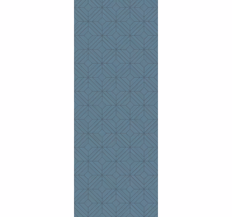 Tapete schlafzimmer graues diamantmuster im nordic style - TenStickers