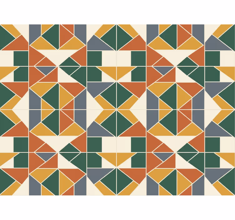 Tapete abstrakt geometrisches muster (b0dvljgdvx) - TenStickers