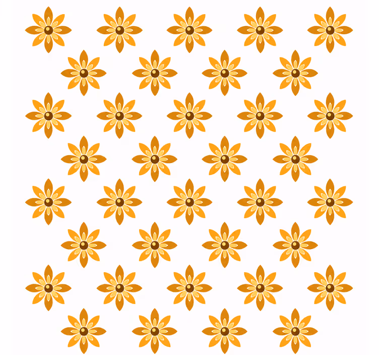 Blumentapete geheimgarten - TenStickers