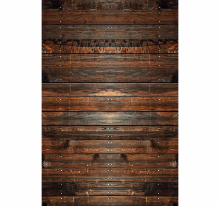 Tapete braun holz dunkelbraun - TenStickers