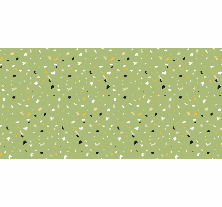 Tapete grün im terrazzo-look - TenStickers