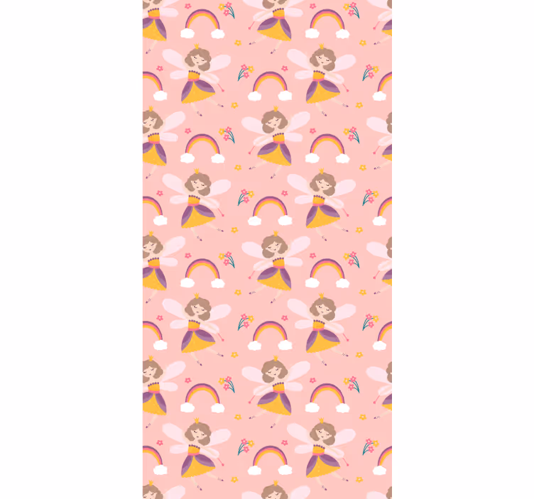 Tapete rosa prinzessin fee - TenStickers