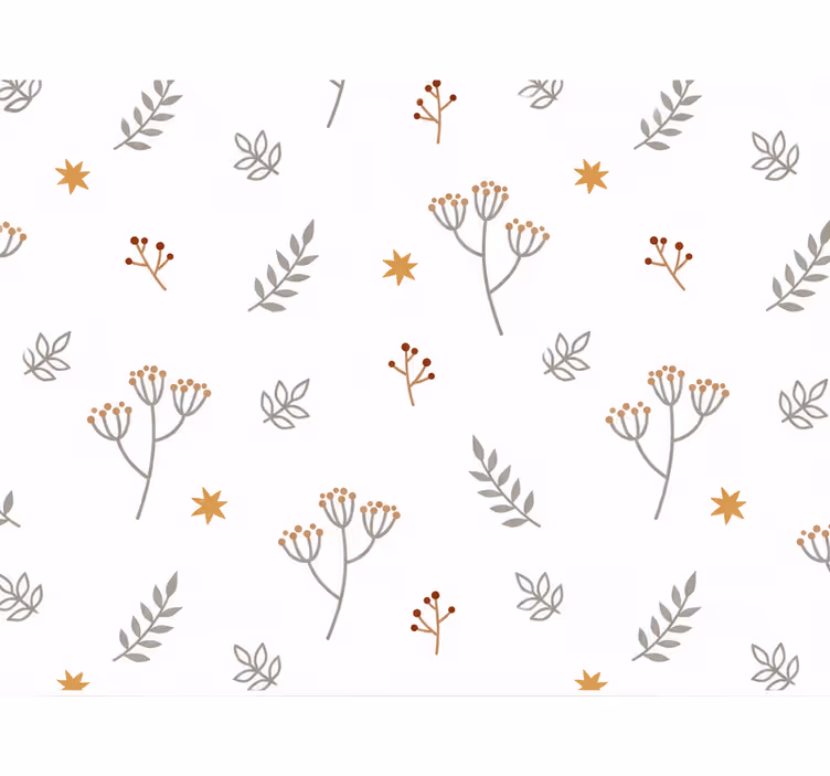 Tapete baby mit muster von baumzweigen - TenStickers