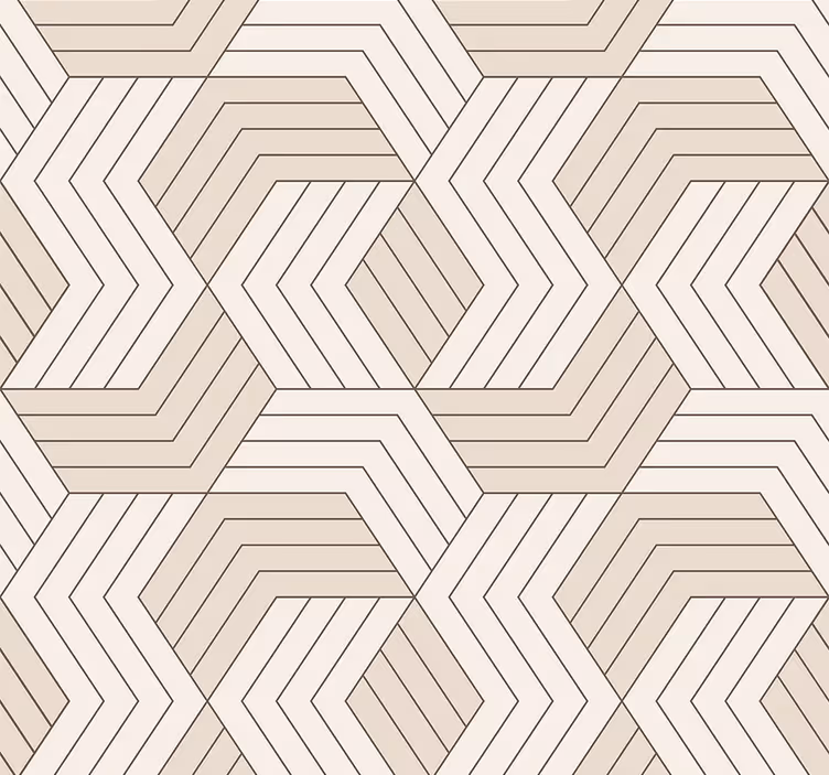Geometrische tapete mit würfeln - TenStickers