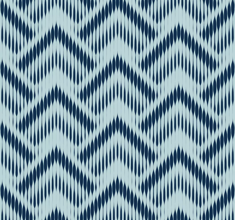 Tapete geometrische Muster ikat-chevron-muster - TenStickers