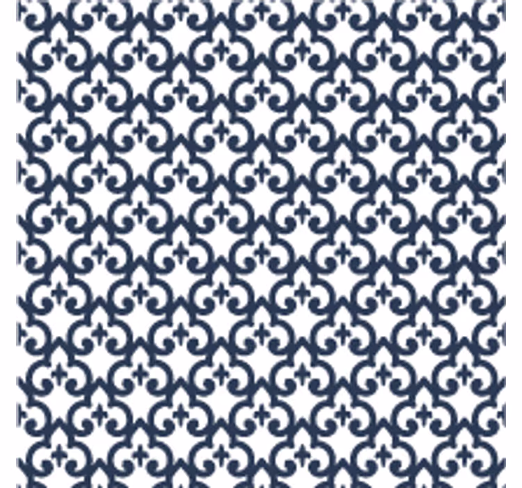 Tapete Wohnzimmer elegantes schwarz-weiß-motiv - TenStickers
